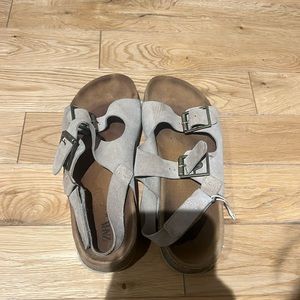 Zara beige sandals with adjustable straps